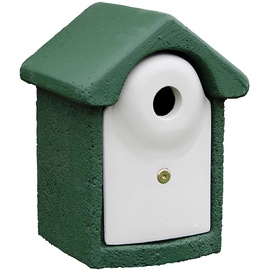 Cj Wildlife Nistkasten Holzbeton grün/weiß LxBxH: 24x19x18 cm,