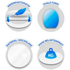 Sanilo WC-Sitz Rosen rot