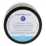 SOAPWALLA Deodorant Cream Sensitive Lavender Mint 15 ml