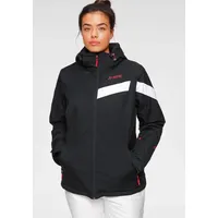 Skijacke MAIER SPORTS "Ski Jacke wattiert Damen" Gr. 48, schwarz Damen Jacken Sportjacken