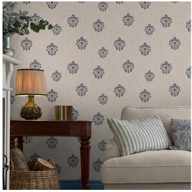 Joules Vliestapete JOULES Motif 52 cm x 10 m blau 1