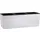 LECHUZA Trio Stone 40 Komplettset 130 x 42 x 44 cm graphitschwarz