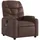 vidaXL Massagesessel Elektrisch Kunstleder 89 x 100 x 0 cm Braun mit Rollen