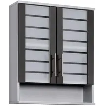 Schildmeyer Hängeschrank Niko 59,8 x 20,5 x 70,8 cm Silber