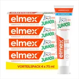 Elmex JUNIOR Zahnpasta 6-12 Jahre 4 x 75 ml
