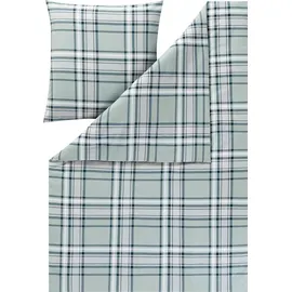 Estella Kuschelflanell Bettwäsche Hannes jade
