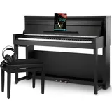 Classic Cantabile UP-1Plus SM Upright E-Piano Schwarz matt