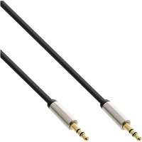 InLine Slim Audio Kabel Klinke 3.5mm Schwarz