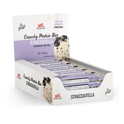 XXL Nutrition - Crunchy Protein Bar - Protein Riegel, Eiweißriegel - 12 Pack - Stracciatella - XXL Nutrition