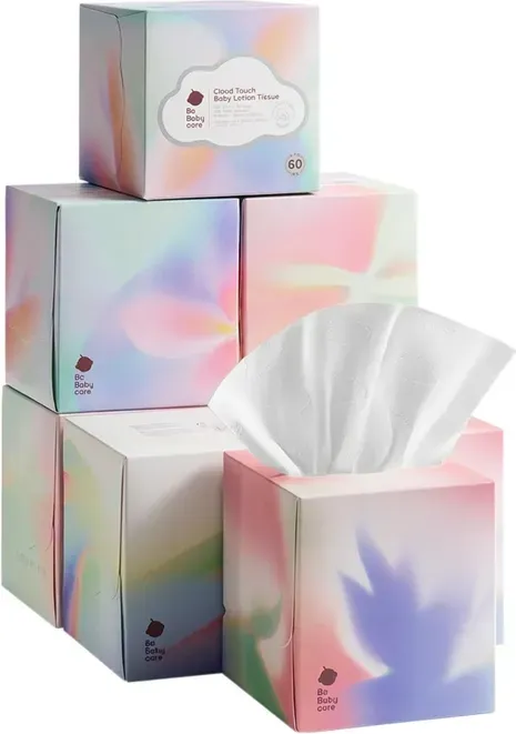 Bc Babycare Lotion Tissue 8 × 60 = 480 Stück