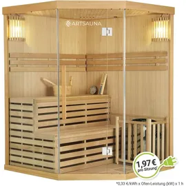 Artsauna Espoo150 Premium inkl. 6 kW Ofen + int. Steuerung