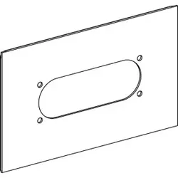 Schneider Electric KSA250ABTZFL21 KSA Zubehör, Flanschplatte für FL21 Zugentlastungen für KSA250ABT4