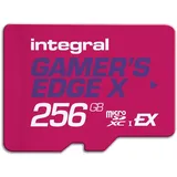 Integral 256GB Gamer's Edge X microSD Express für Switch 2 – bis zu 890MB/s Lesen, 750MB/s Schreiben, 4K, A1, NVMe, High-Speed Gaming, kürzere Ladezeiten, ultraschneller Speicher