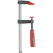 KWB Profi Schraub-Zwinge mit 2-Komponentengriff 50x200, Spann-Weite 200 mm,