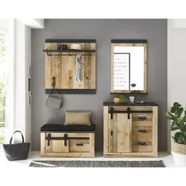 Home Affaire Garderobenpaneel Sherwood 92 x 100 x 26 cm Braun