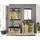 Home Affaire Garderobenpaneel Sherwood 92 x 100 x 26 cm Braun