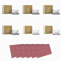 Fiftyeight Tassen-Set 6-tlg. - jeweils 200 ml + Tischsets