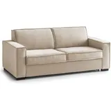 Talamo Italia 2-Sitzer Beatrice Schlafsofa, Wohnzimmersofa, Made in Italy, Drehbare Öffnung, mit