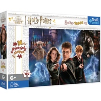 Trefl 50034 160 XL Super Shape-Verrückte Form, große Elemente, Puzzle mit Filmfiguren, Spaß für Kinder ab 6 Jahren Hochelement Junior-Harry Potter, Die magische Welt von Harry Potter