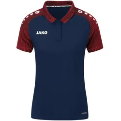 JAKO Damen Polo Polo Performance, marine/rot, 42