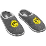 BVB Borussia Dortmund Borussia Dortmund Filzpantoffeln grau Gr. 44-45