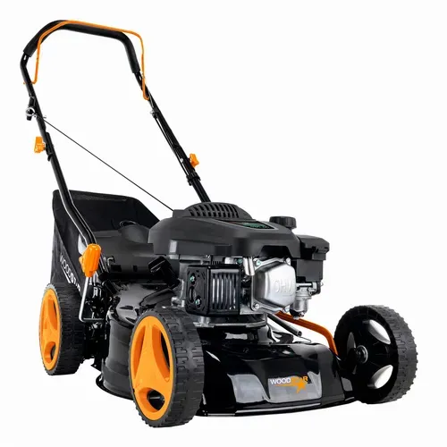 WOODSTAR Benzin-Rasenmäher »TT132-42«, 2,4 kW, Schnittbreite: 42 cm, mit Fangkorb - schwarz