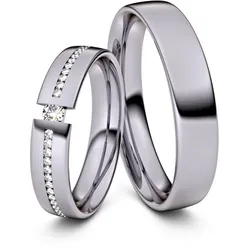 Trauringe B ̧ren 585er Palladium - 7272