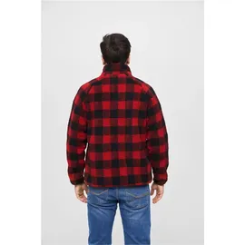 Brandit Textil Teddy Jacke Red / Black XL