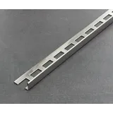 Proline Fliesenschiene als Winkelprofil, Edelstahl (V2A) glänzend, Länge 2,50 m 8 mm Fliesenprofil
