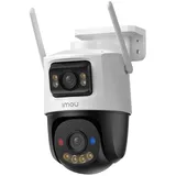 Imou CRUISER Dual 2 Pro 4+4 MP WLAN Überwachungskamera mit Rot-Blau Warnungslicht, AuroraTM Low-Light Imaging Technologie, zwei unabhängigen Obj...