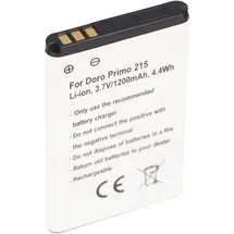 AccuCell Akku nur für Doro Primo 215, PhoneEasy 332 GSM, Primo 215, Primo 405 Hisense CS668 Abmessungen unbedingt beachten: ca. 53,3x36,8x5,7mm.