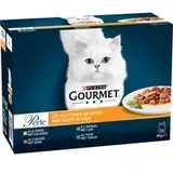 Sparpaket Gourmet Perle Gemischte Auswahl 24 x 85 g - Erlesene Streifen in Sauce