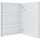 vidaXL LED-Spiegelschrank 50 cm weiß