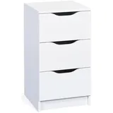 VCM Wung Kommode 41 x 71 x 40 cm Weiß