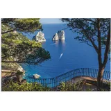 ARTland »Faraglione-Felsen auf Capri, Italien«, Meer Bilder, (1 St.), als Alubild, Outdoorbild, Leinwandbild, Poster, Wandaufkleber