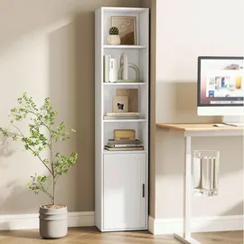 VASAGLE Bücherregal 175 x 31,8 x 24 cm Weiß