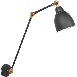 Beliani Mississippi 1-flg. 40 cm rund grau/kupfer Metall