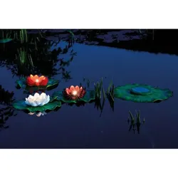 Pontec PondoSolar Lily LED Set 3 mit Solarzelle