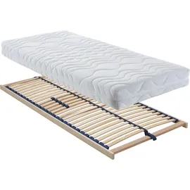 Westfalia Schlafkomfort Elba 100 x 200 cm Kaltschaummatratze | H2 | ohne LED-Beleuchtung Mikrofaser anthrazit