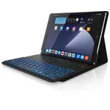 Aplic Tablet-Tastatur, Kunstledercase für iPad Pro 10,5", Bluetooth Keyboard mit Apple Layout