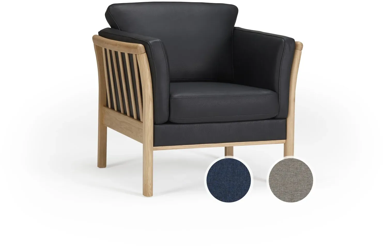 Kragelund »Aya« Sessel K129 / Stoff 244 Sand