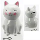 Schwäbische Albumfabrik Spardose Keramik, Katze, sortiert, ca. 16 cm