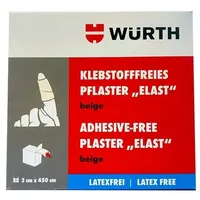 Würth Wurth 0899512240 Elastisches Pflaster ohne Latex, ohne Klebstoff,