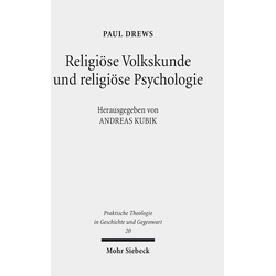 Religiöse Volkskunde Und Religiöse Psychologie - Paul Drews  Kartoniert (TB)