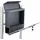 BITUXX Design Standbriefkasten 16770 Graphit inkl. Zeitungsfach