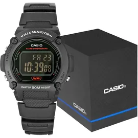 Casio Digitaluhr W-219H-8BVEF Casio Armbanduhr digital - Schwarz