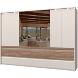 PLACES OF STYLE Kleiderschrank »Invictus«, UV lackiert, mit LED Beleuchtung, Soft-Close Funktion, beige