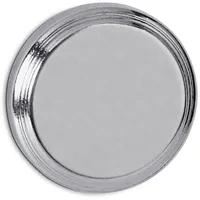 Maul Magnet silber, Metall Ø 1,6 x 0,7 cm, 1 St.