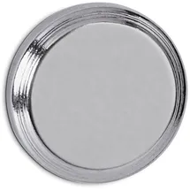Maul Magnet silber, Metall Ø 1,6 x 0,7 cm, 1 St.