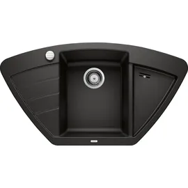 Blanco Zia 9 E Silgranit PuraDur schwarz M.AF.